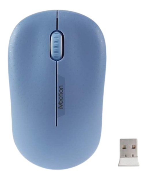 Mouse Óptico Inalámbrico Meetion R545 Azul