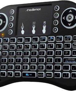Mini Teclado Inalambrico con Touchpad 18 Pro Negro pronet