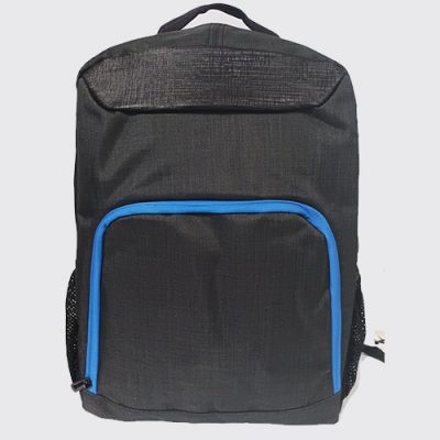 Mochila Negra con azul para 15,6"