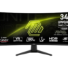 Monitor MSI MAG 346CQ de 34" 180Hz Curvo