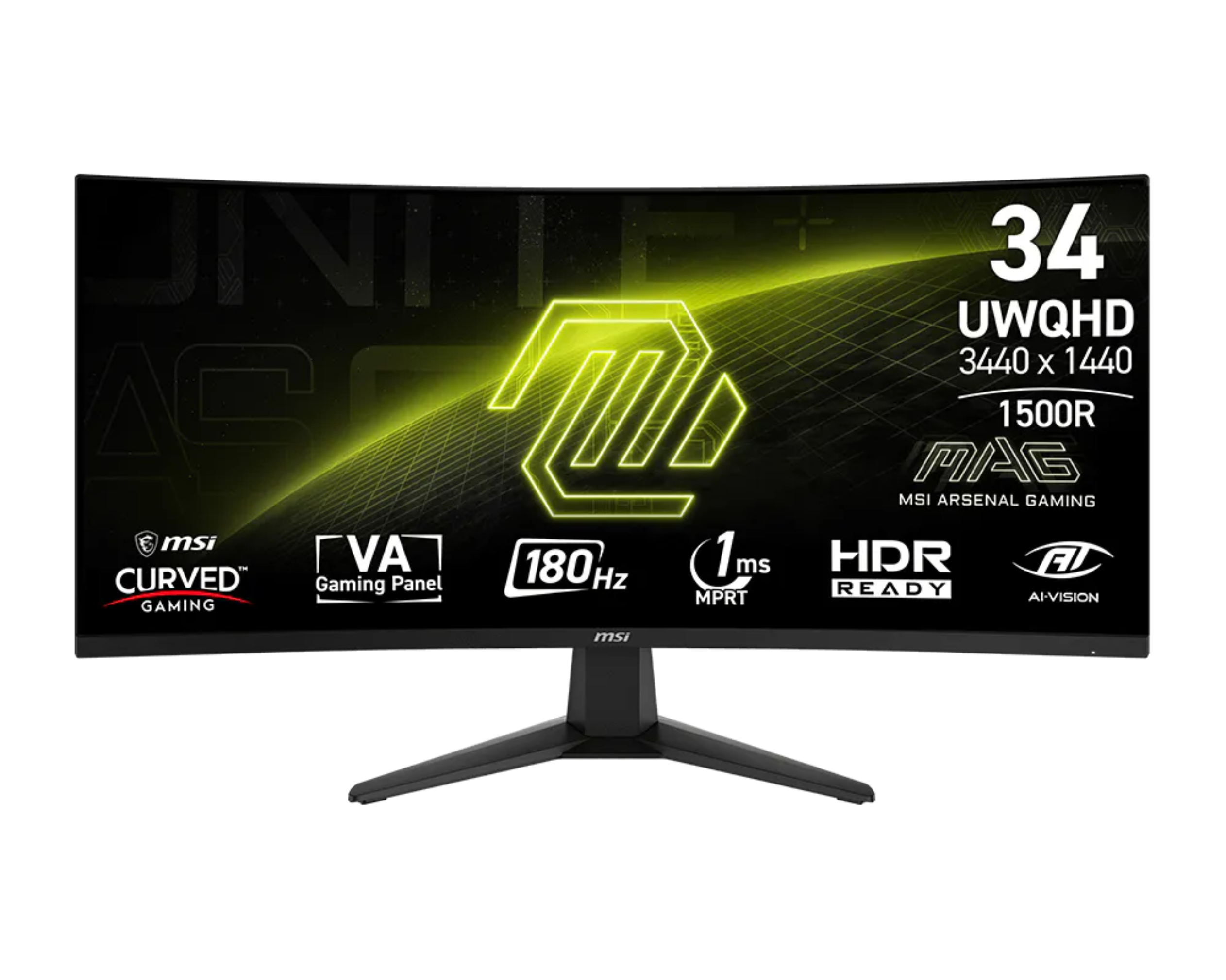Monitor MSI MAG 346CQ de 34 Monitor MSI MAG 346CQ de 34