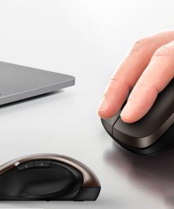 Mouse Genius Ergonomico en Vertical 8250s Gris pronet uy