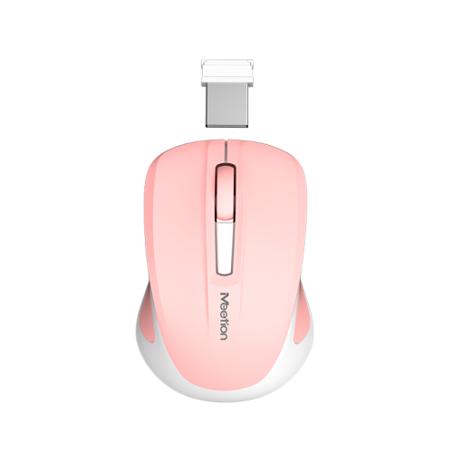 Mouse Meetion MiniGO Wireless Rosa