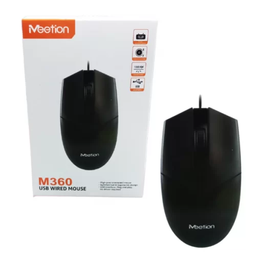 Mouse Meetion USB M360 Negro