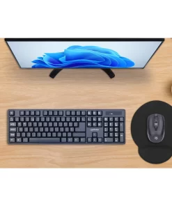 Mouse Pad con Descansa Munecas Negro pronet uy
