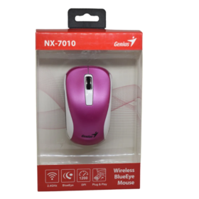 Mouse Inalámbrico Genius NX-7010 Rosado Mouse Inalámbrico Genius NX-7010 Rosado