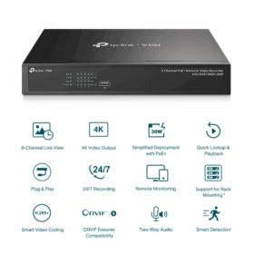 NVR Tp-Link Vigi NVR1008H-8P