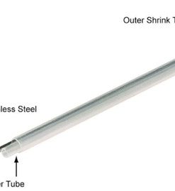 Termocontraible protección de fusión 45mm Optical fiber proteccion sleeve Termocontraible protección de fusión 45mm