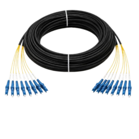 Bobina de Fibra Optica SM 12 Fibras LC/UPC de 100 Metros Bobina de Fibra Optica SM 12 Fibras LC/UPC de 100 Metros