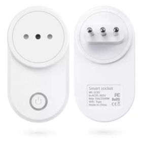 Enchufe 3 En Linea Wifi Tuya Smart 1800w 10A Enchufe 3 En Linea Wifi Tuya Smart 1800w 10A