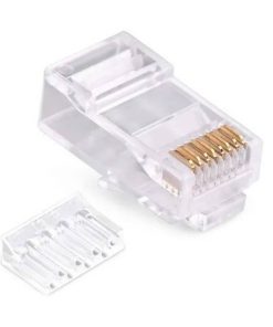 Pack 100 Fichas RJ45 cat 6 con Botita Incluida pronet
