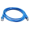 Patch cord Hubbell cat6 3FT color azul