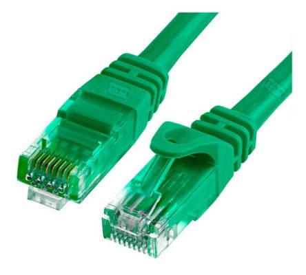 Patch cord cat6 color verde 3 metros Patch cord cat6 color verde 5 metros