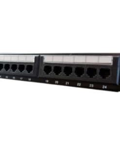 Patchera Rackeable Cat6E de 24 Puertos