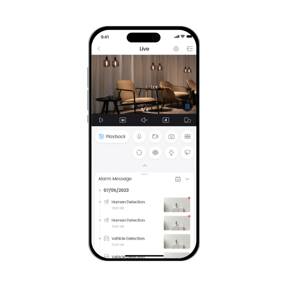 Cámara Wi-Fi Doble Lente Dahua Picoo Dual D1 Exterior 6MP DH-P3D-3F-PV Picoo Dual D1 app cámara Dahua Picoo Dual D1 detección personas y vehículos app DMSS