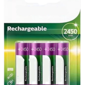 Pilas Recargables Phillips AA X4