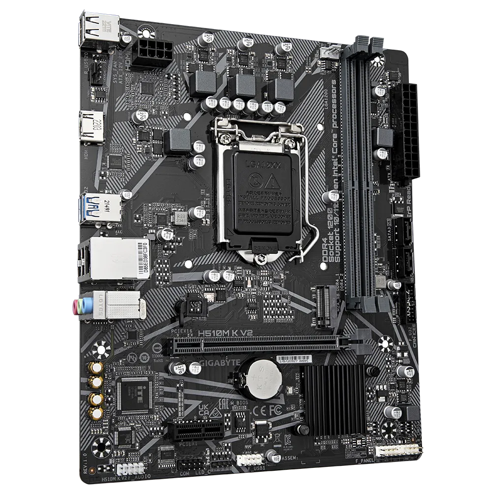 Placa Madre Gigabyte H510M K V2 Placa Madre Gigabyte H510M K V2 pronet uy Placa Madre Gigabyte H510M K V2 - Imagen 3