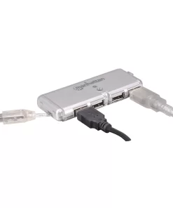 Pocket Hub USB 2.0 de alta velocidad Manhattan 4 puertos pronet uy