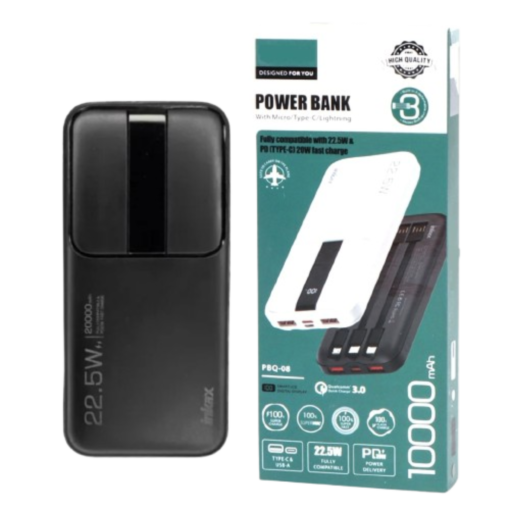 Power Bank Inkax PBQ 08 Negro de 10000mAh removebg preview 1