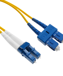 Rollo de Fibra SM SC UPC a LC UPC Duplex de 50 Metros