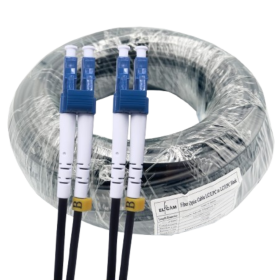 Rollo de Fibra SM LC/UPC a LC/UPC Duplex de 50 Metros Rollo de Fibra SM LC/UPC a LC/UPC Duplex de 50 Metros