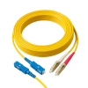 Rollo de Fibra SM SC/UPC a LC/UPC Duplex de 100 Metros