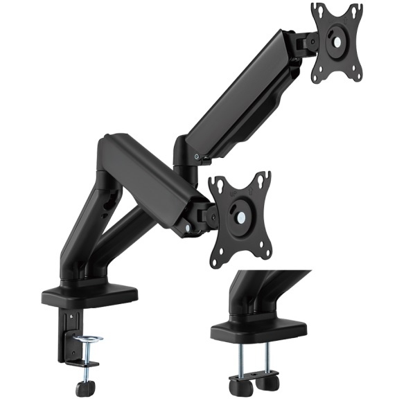 Soporte para Dos Monitores Brateck LDT46-C024E Soporte para dos monitores Brateck LDT46-C024E de 17 a 32 pulgadas