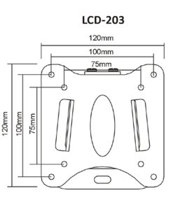 Soporte LCD LED LCD 203 13 a 27 Brateck pronet