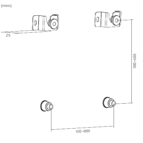 Soporte Fijo Brateck LED-11 para TV de 37" a 70" Soporte Fijo Brateck LED-11 para TV de 37" a 70"