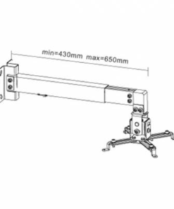 Soporte para Proyector Brateck PRB-2W Soporte para Proyector Brateck PRB 2W removebg preview pronet Soporte para Proyector Brateck PRB 2W removebg preview pronet