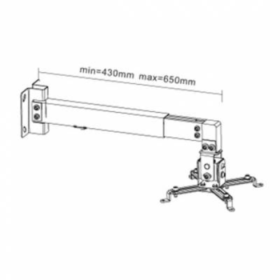 Soporte para Proyector Brateck PRB-2W Soporte para Proyector Brateck PRB-2W