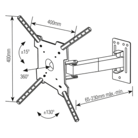 Soporte para TV Articulado SBRP1030 Soporte para TV Articulado SBRP1030