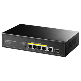 Switch Cudy GS1005PTS1 5 Puertos PoE y 1 SFP Switch Cudy GS1005PTS1 5 Puertos PoE y 1 SFP