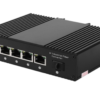 Switch Industrial Giga 4 PoE y 1 SFP con Fuente