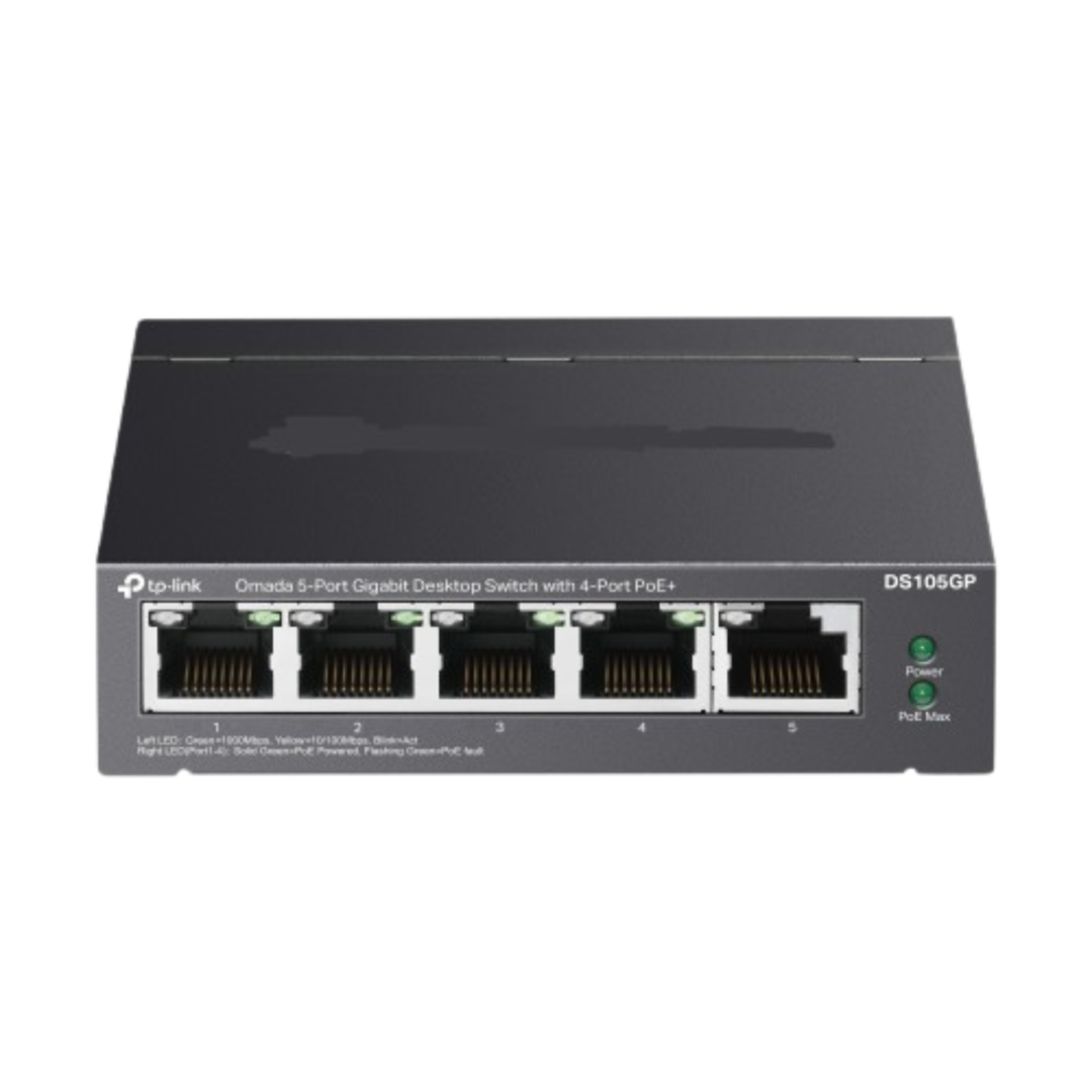 Switch Tp-Link DS105GP 5 Puertos con PoE | ProNet Tecnología