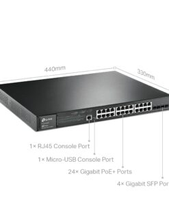Switch Tp-Link TL-SG3428MP Gigabit L2 TL SG3428MP UN 2.0 02 large 1615259055116p Switch Tp-Link TL-SG3428MP Gigabit L2 - Imagen 2