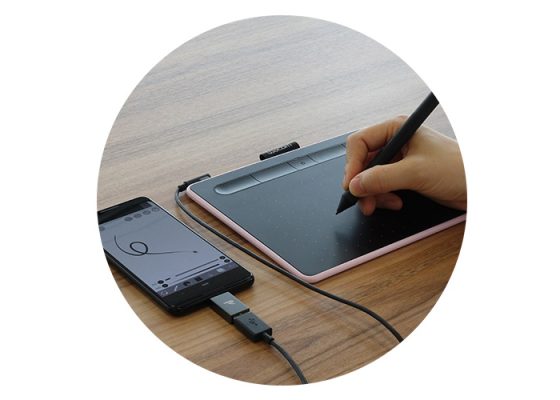 Tablet para Dibujo Negra Wacom Intuos Comfort 