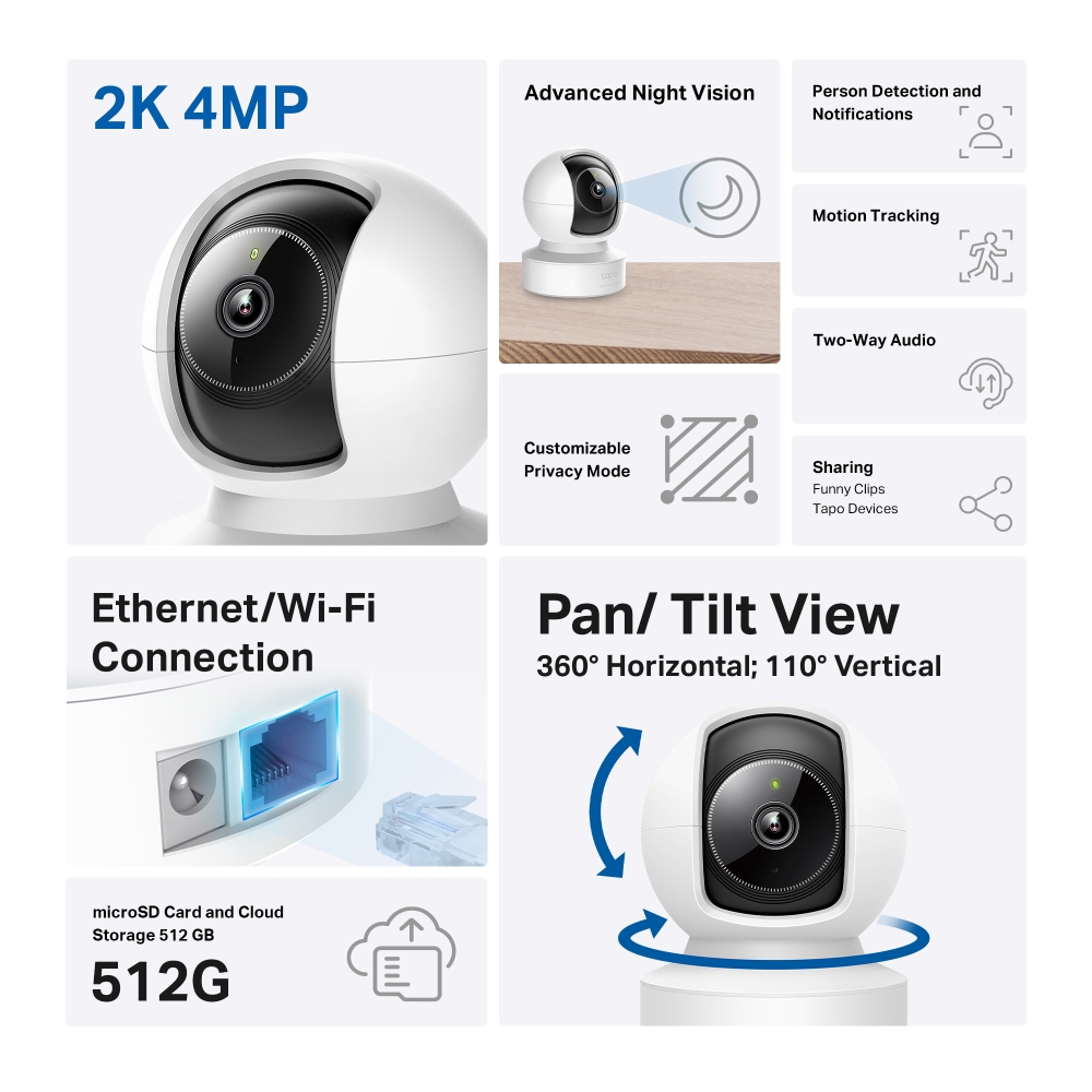 Cámara Inalámbrica Tp-Link Tapo C222 Tapo C222 EU 1.0 overview 02 large 20240722033216v Cámara Inalámbrica Tp-Link Tapo C222 - Imagen 2