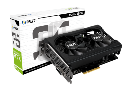 Tarjeta de Video RTX 3050 Palit de 6GB