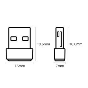 Adaptador Wifi Nano USB AC600