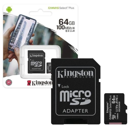 Tarjeta microSD 64GB Kingston Canvas Select 1