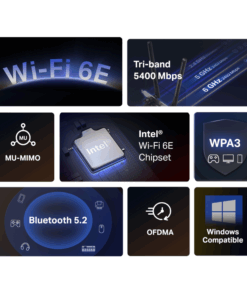 Tarjeta de Red Mercusys MA86XE Wifi BT removebg preview pronet