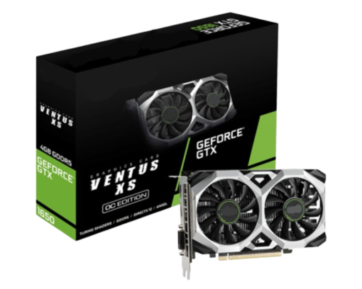 Tarjeta de Video MSI Geforce GTX 1650 Ventus XS