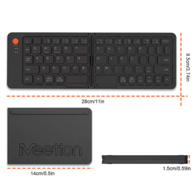 Teclado Inalámbrico Meetion BTK001 Negro Teclado Inalámbrico Meetion BTK001 Negro