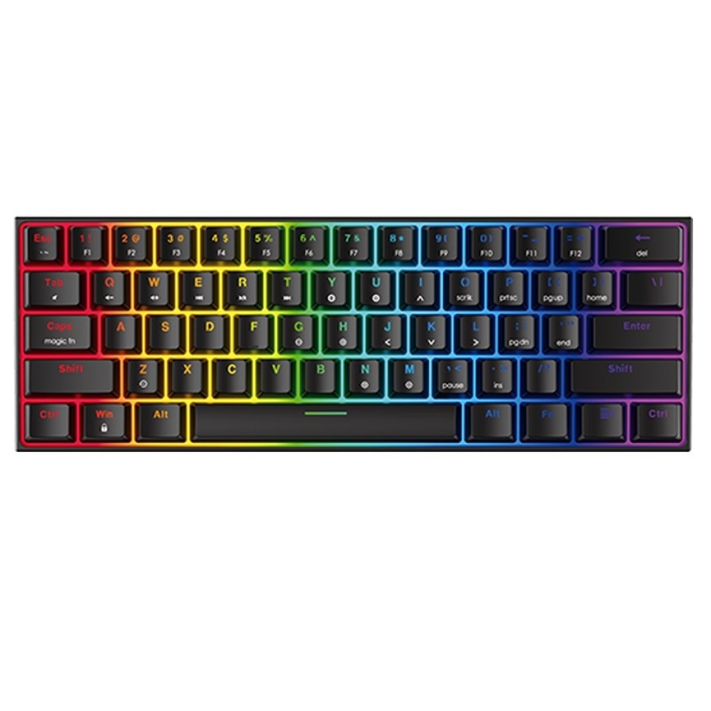 Teclado Mecánico Fantech MaxFit61 Negro Teclado Mecanico Fantech MaxFit61 Negro Teclado Mecánico Fantech MaxFit61 Negro - Imagen 3