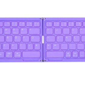 Teclado Inalámbrico Meetion BTK001 Violeta Teclado Inalámbrico Meetion BTK001 Violeta