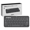 Teclado Logitech K380S Pebble Keys 2 Bluetooth Grafito