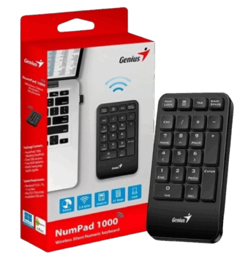 Teclado Numérico Genius Numpad1000 Inalámbrico