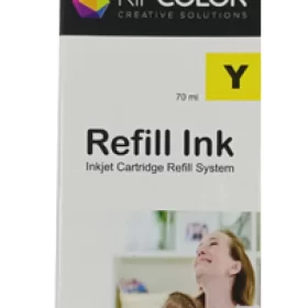 Tinta RipColor Compatible Canon Amarillo GI-190Y. Tinta RipColor Compatible Canon Amarillo GI-190Y.