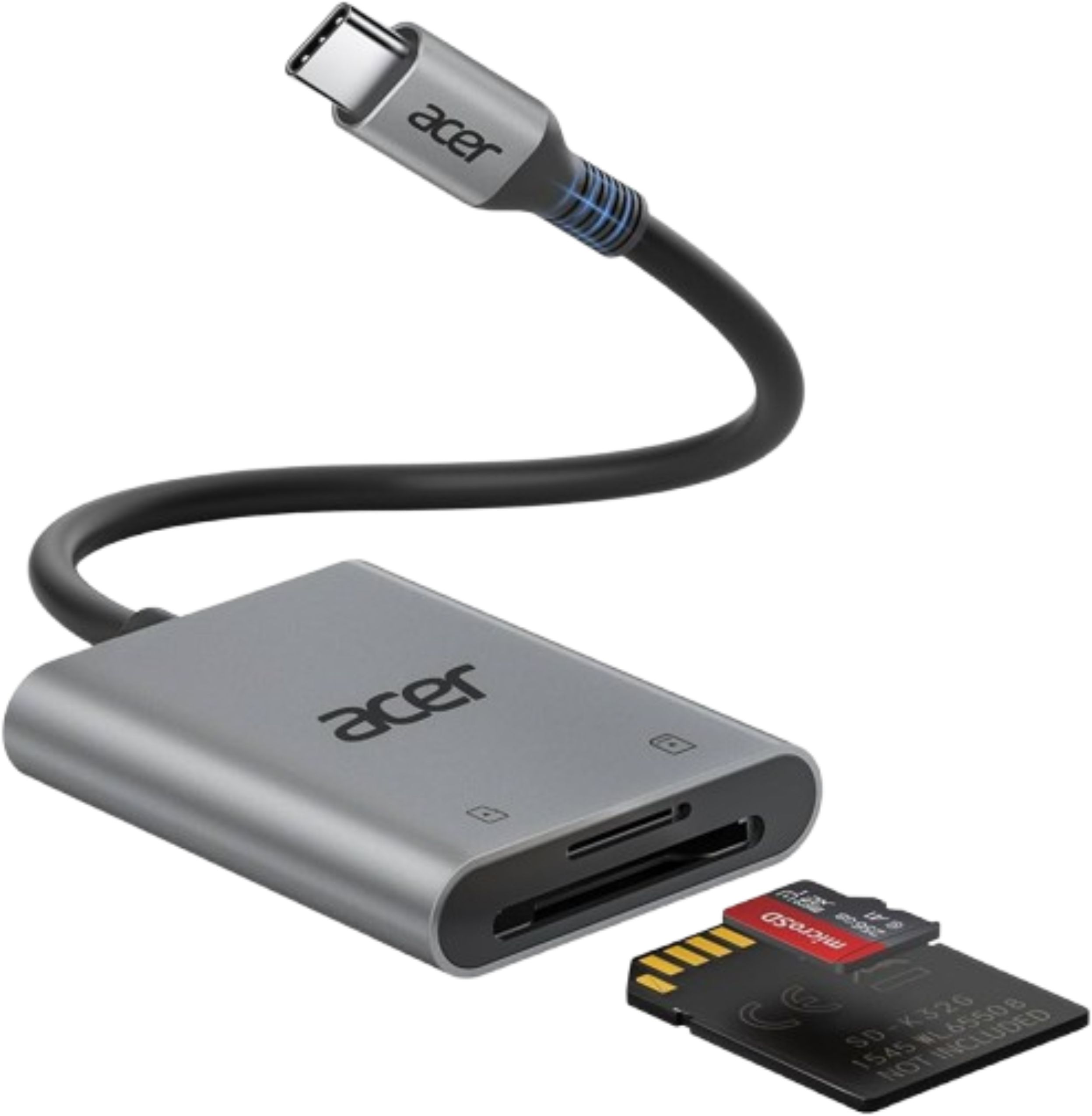 Lector de Tarjetas SD y MicroSD USB-C Acer UC207 lector sd microsd usb-c acer uc207